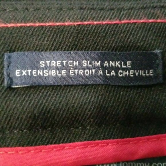 TOMMY HILFIGER ~RED/ WHITE ~SIDE STRIPE 8 - Picture 7 of 10